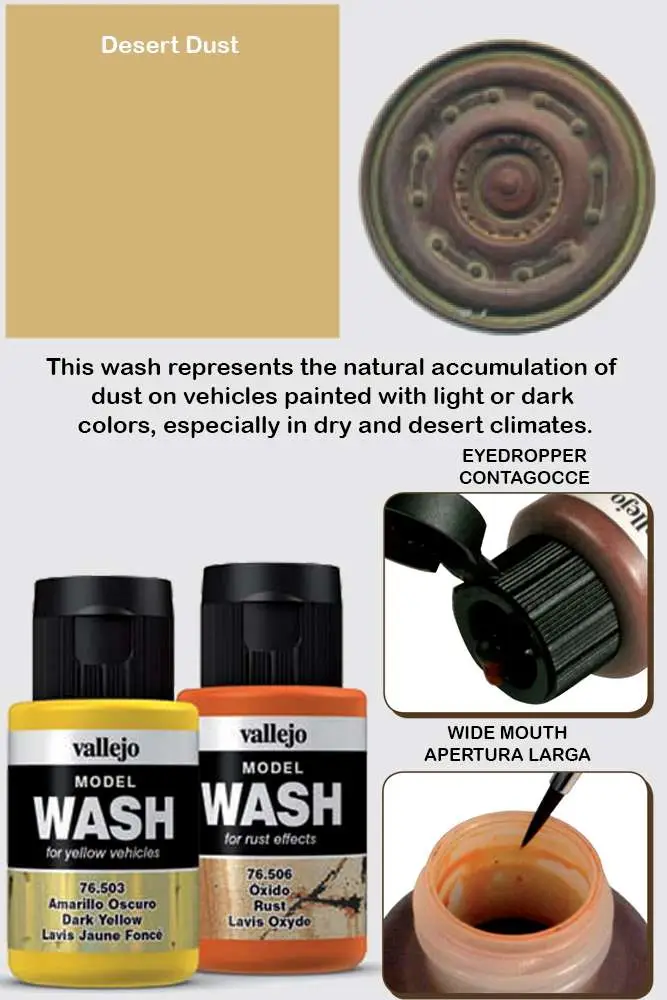 Figurine model wash 76522 desert dust